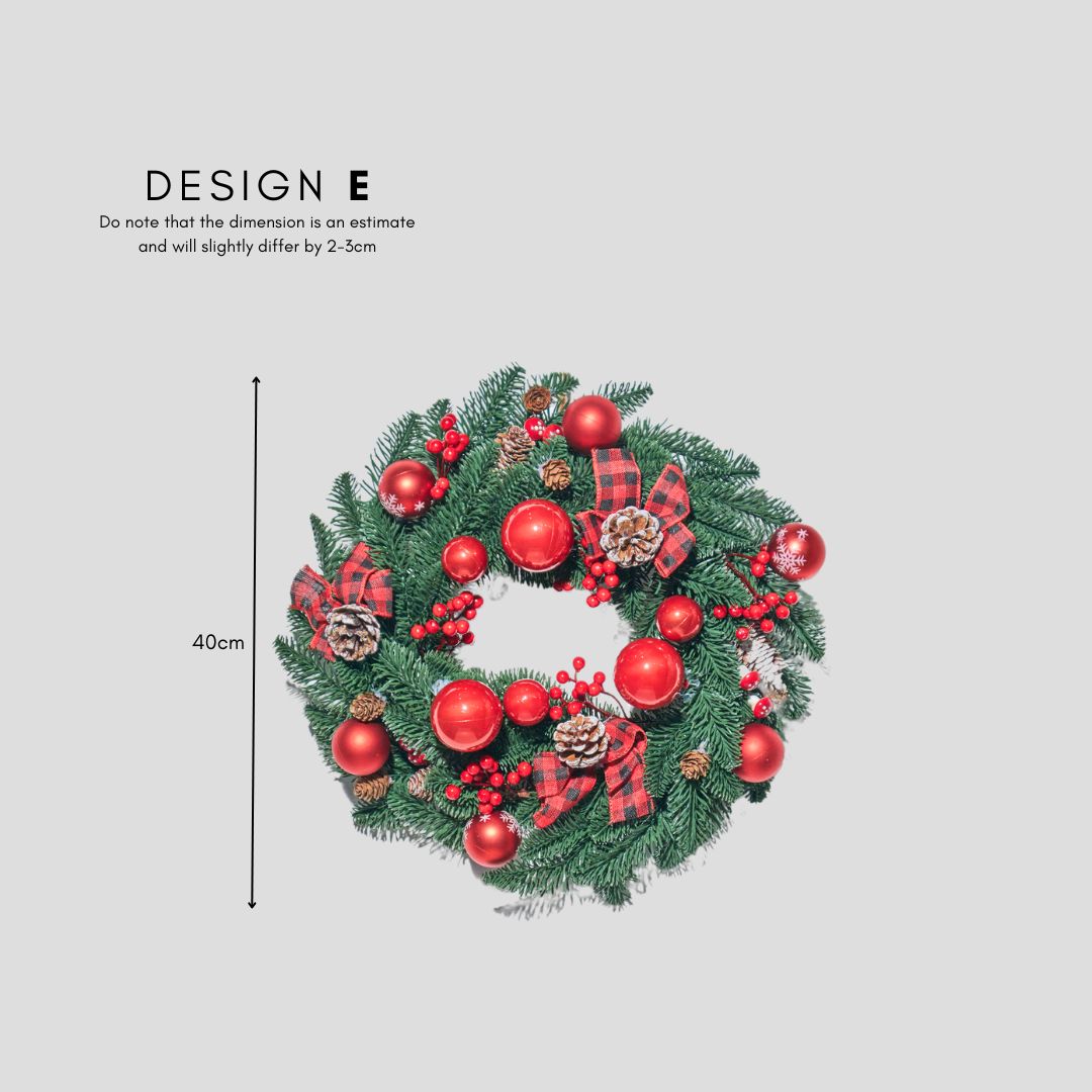 Bellery Christmas Wreath E