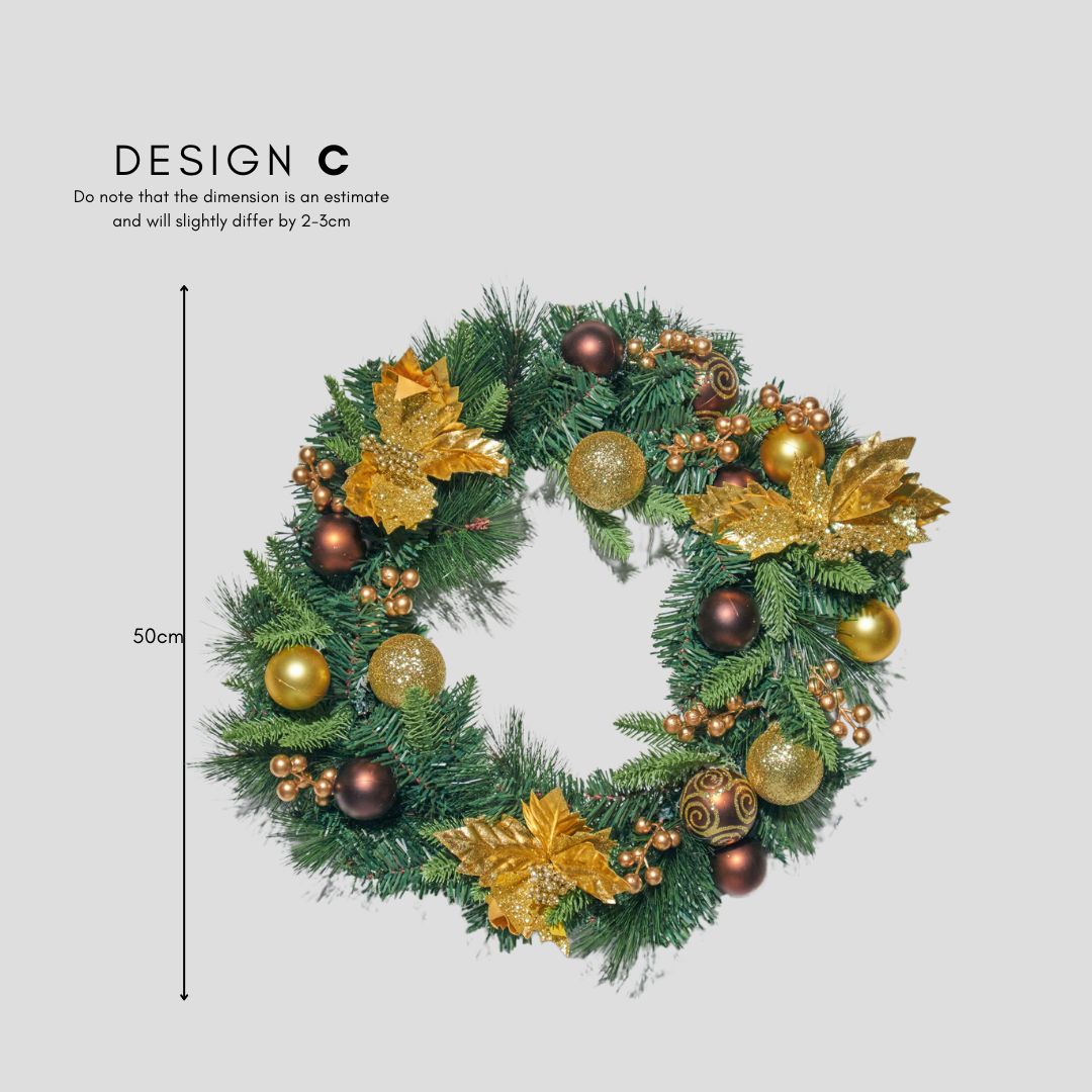Bellery Christmas Wreath C