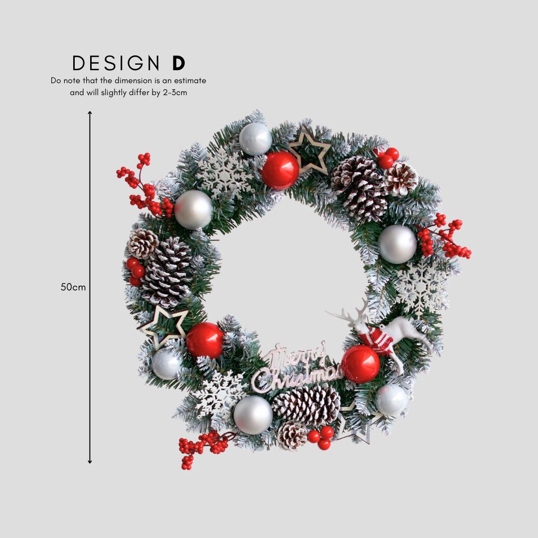 Bellery Christmas Wreath D