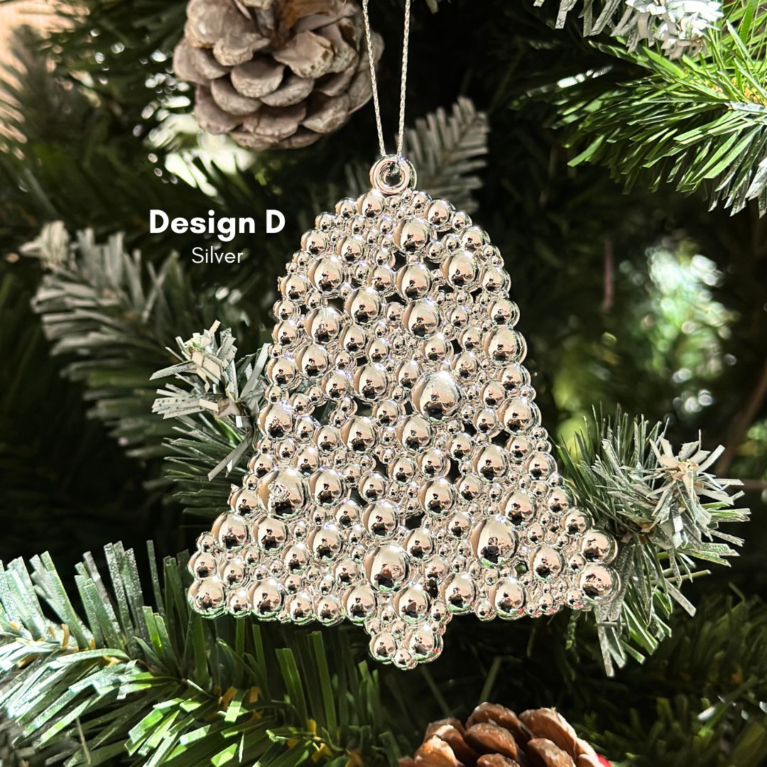 Chrome Silver Decorative Ornament (D)-Speckled Space