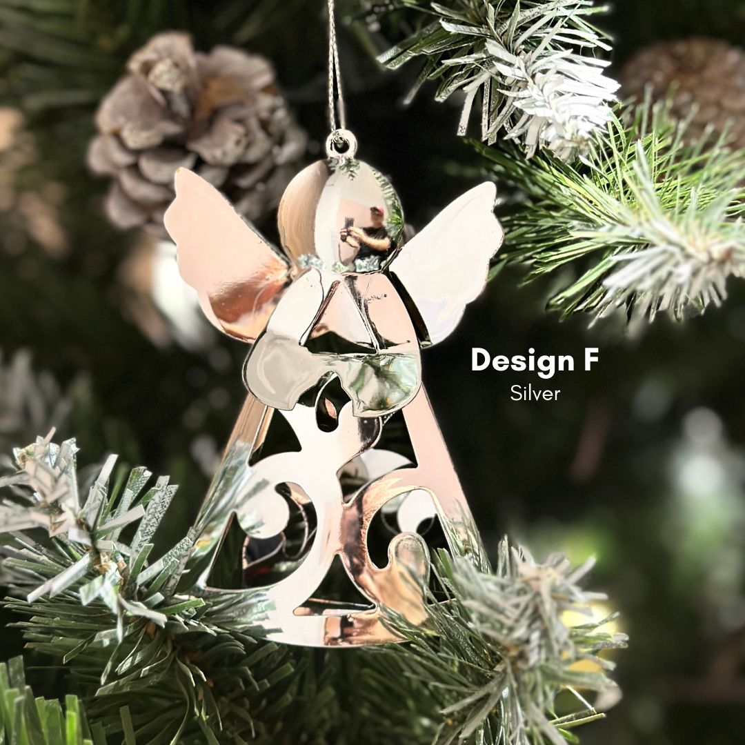 Chrome Silver Decorative Ornament (F)-Speckled Space