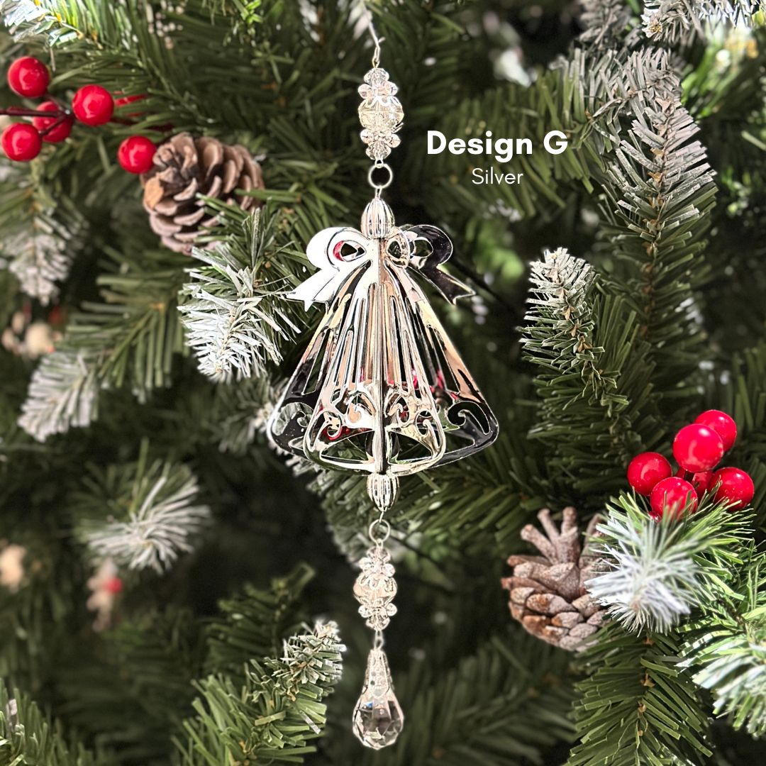 Chrome Silver Decorative Ornament (G)-Speckled Space