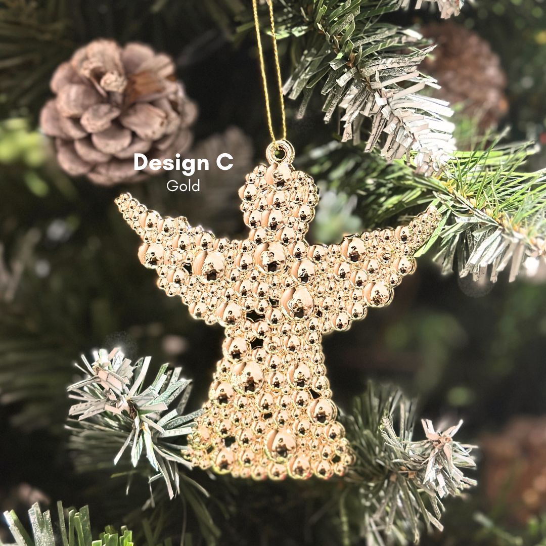 Chrome Gold Decorative Ornament (C)-Speckled Space