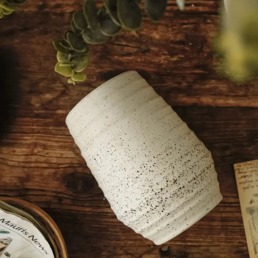 David Ceramic Decorative Vase-Speckled Space