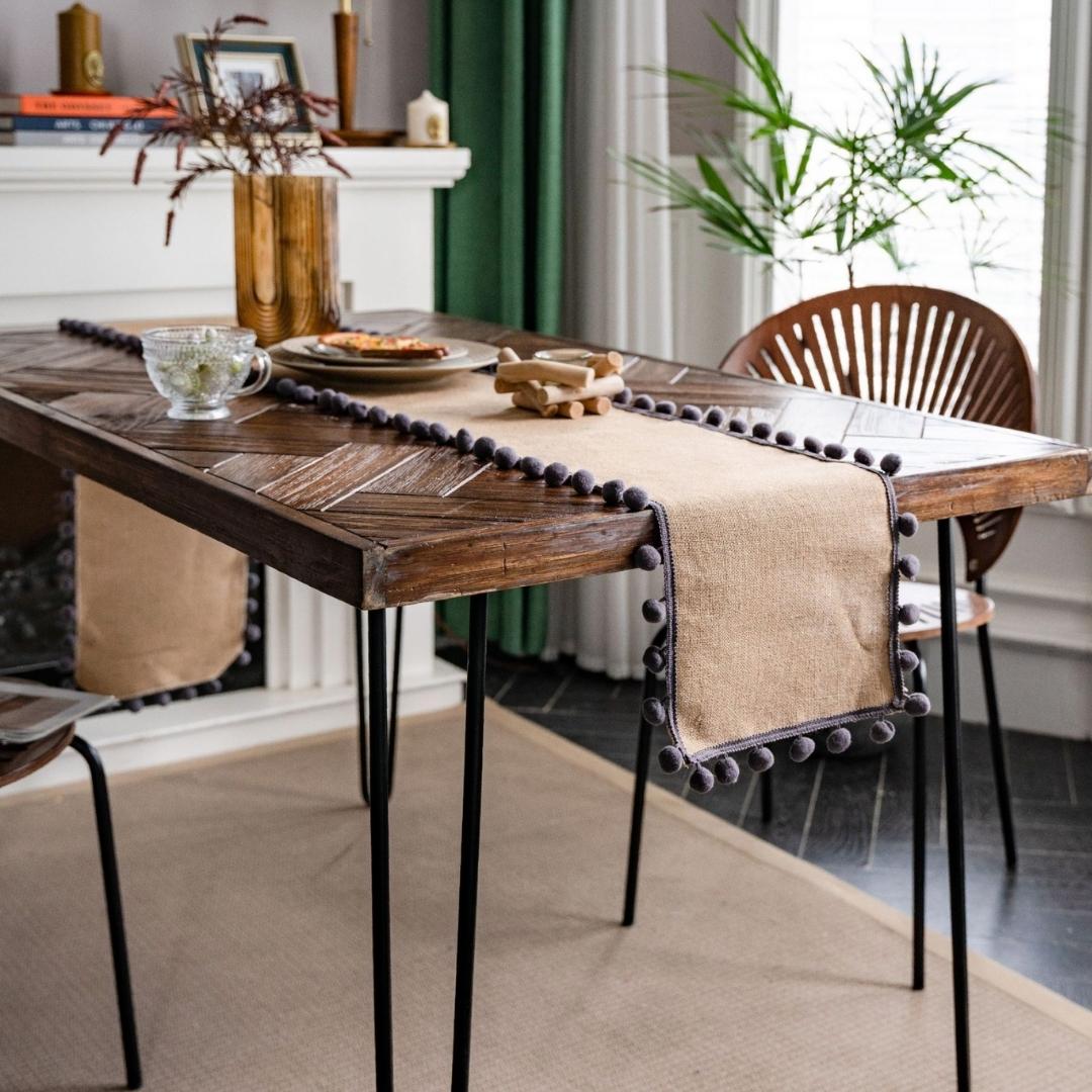 Fluney Cotton Linen Table Runner