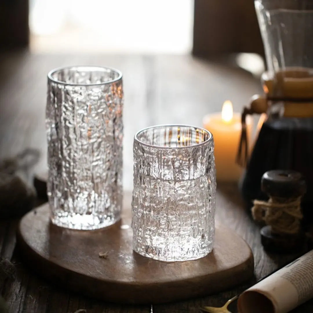 Frosted Glass Cup-Speckled Space