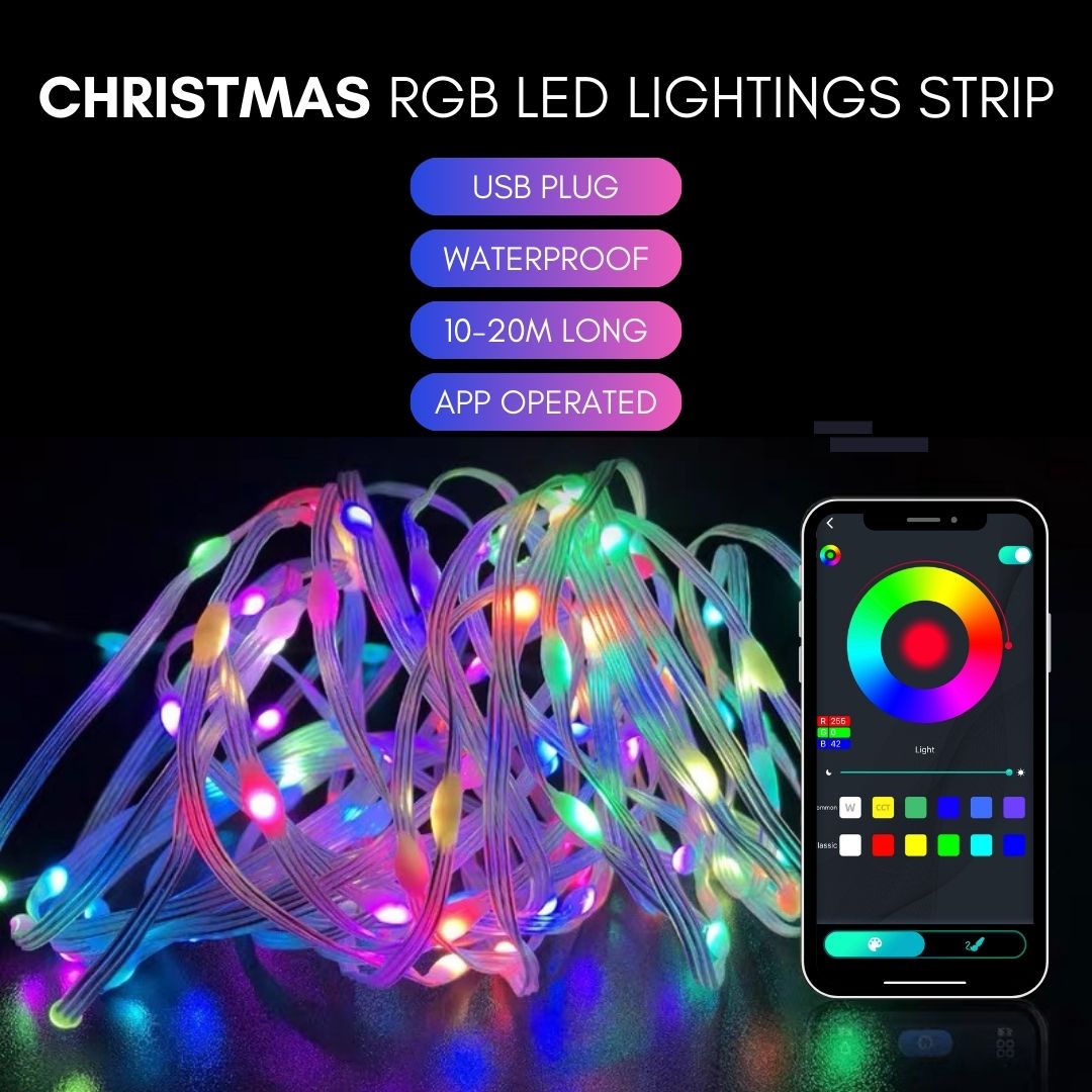 LED Christmas Tree RGB Lighting