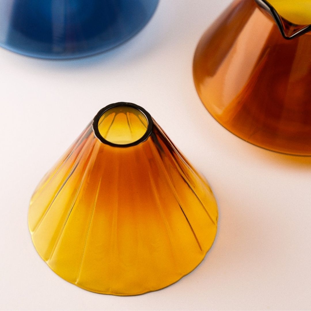 Laurel Designer Borosilicate Glass Coffee Funnel Dripper