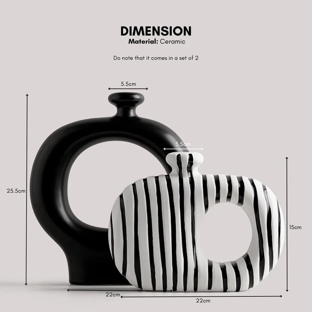 Linsey Decorative Vase Set-Speckled Space