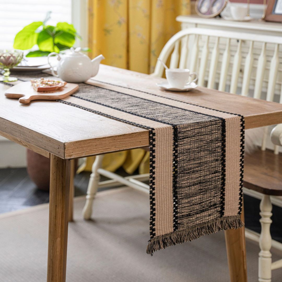 Luono Cotton Linen Table Runner