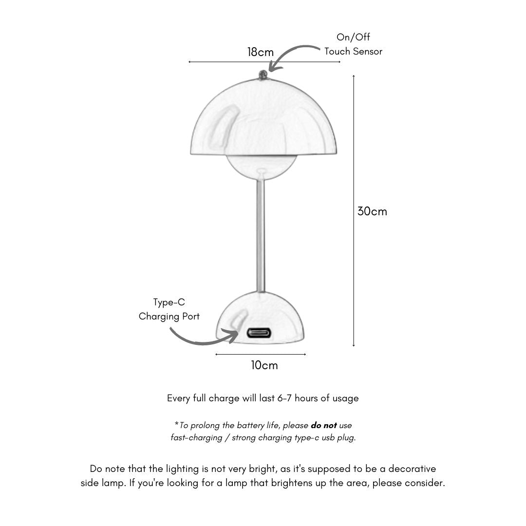 Nelson Nordi Design LED Wireless Table Lamp