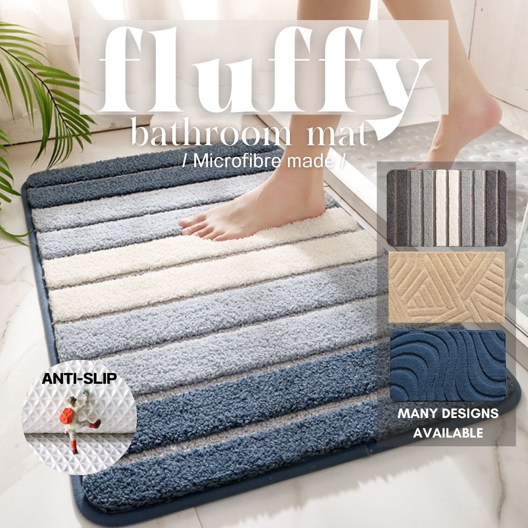 Thick & Fluffy Premium Absorbent Anti-Slip Bath Mat
