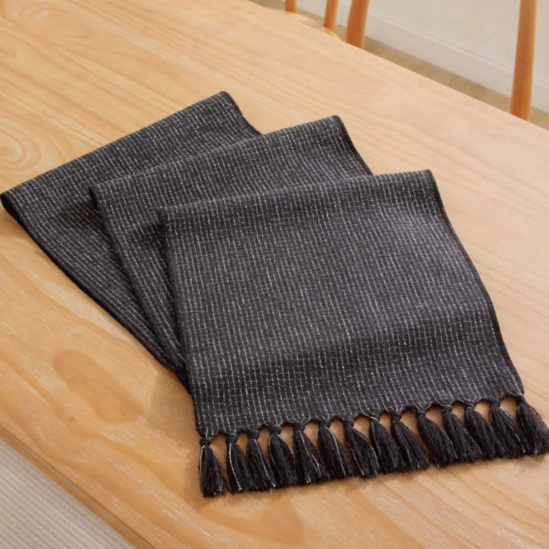 Ravlo Cotton Linen Table Runner-Speckled Space