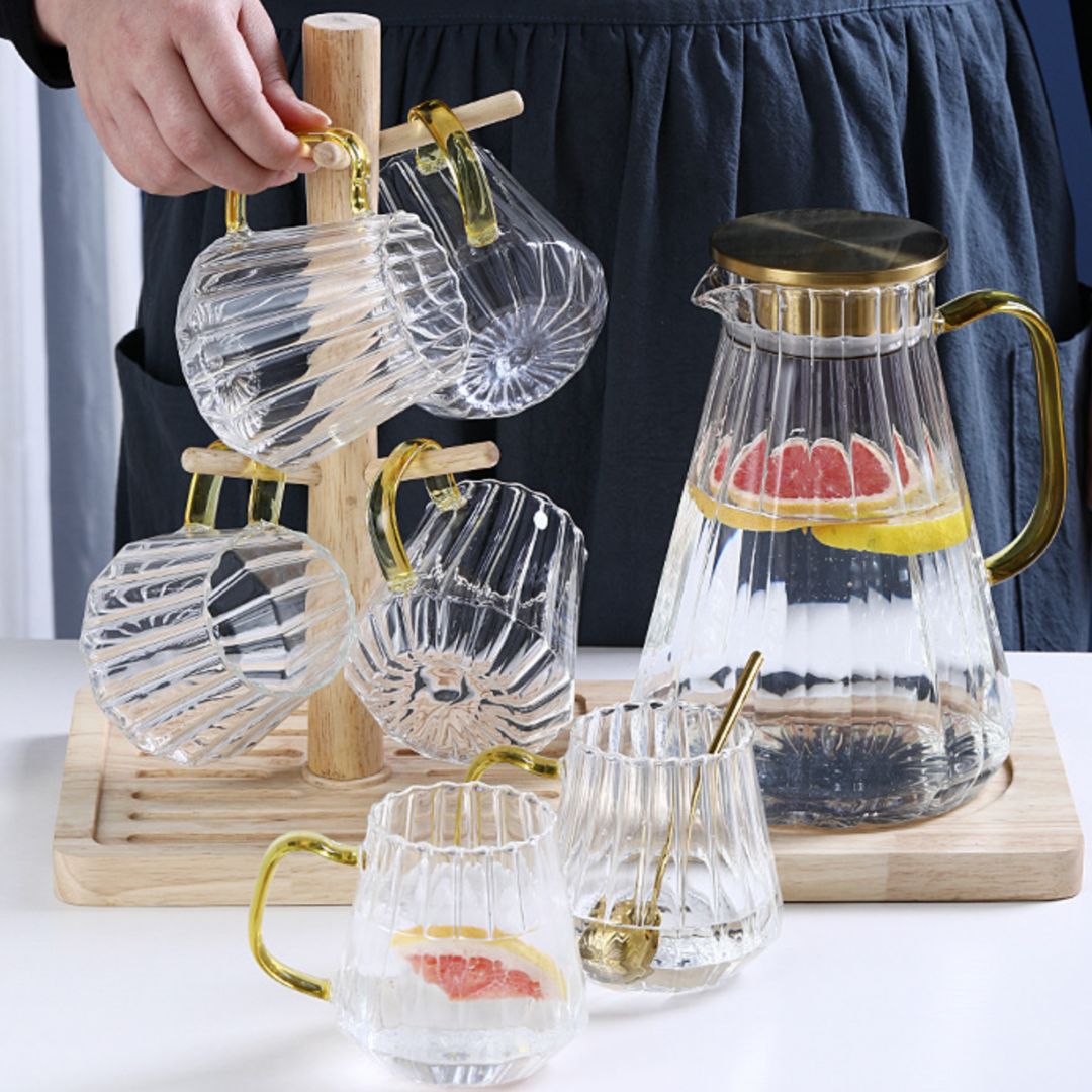 Sakura Borosilicate Glass Jug Set