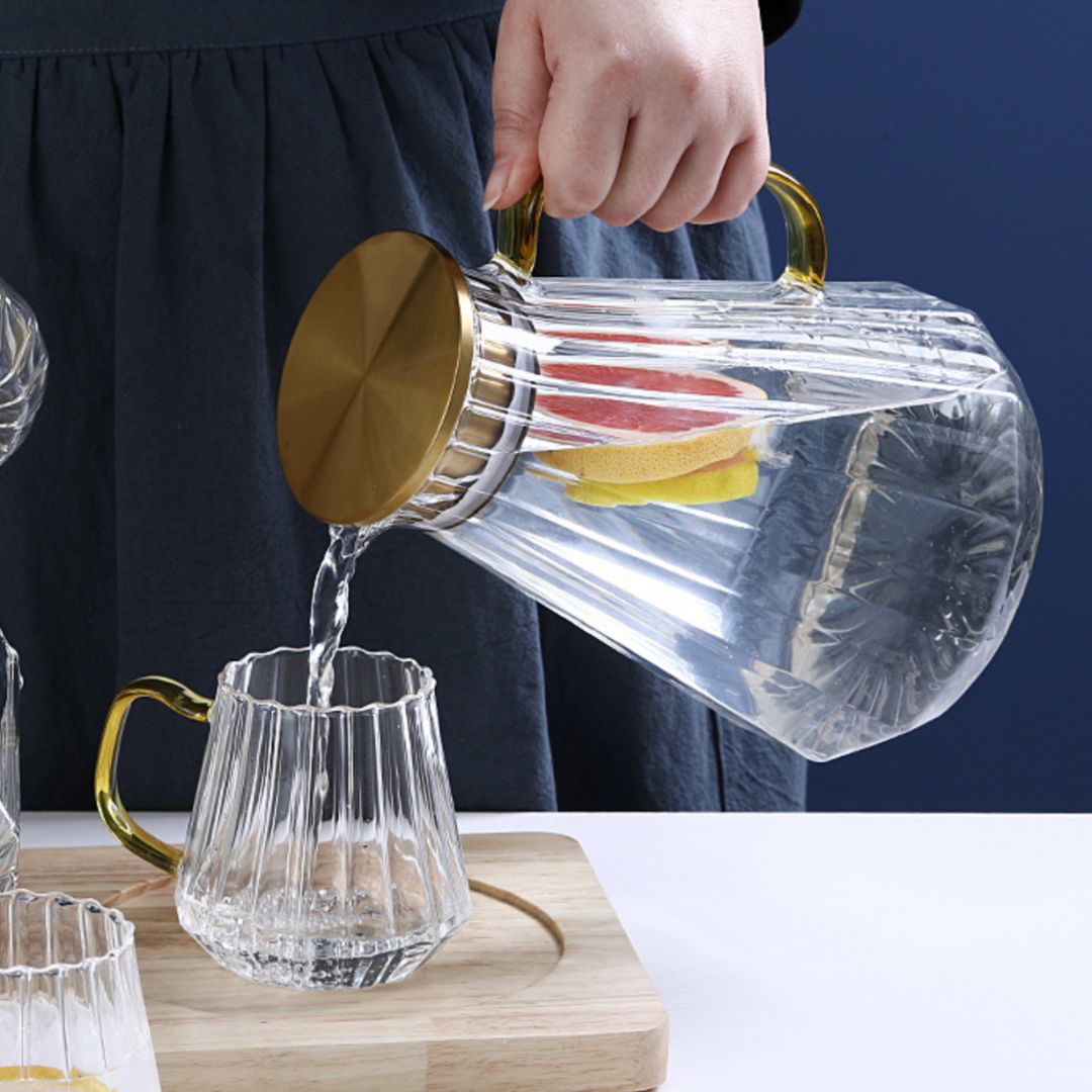 Sakura Borosilicate Glass Jug Set