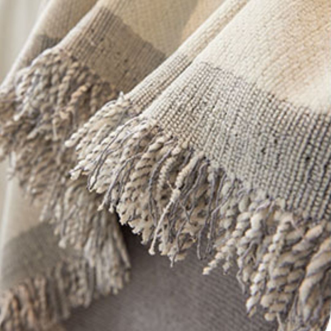 Saya Grey Sofa Bed Throw
