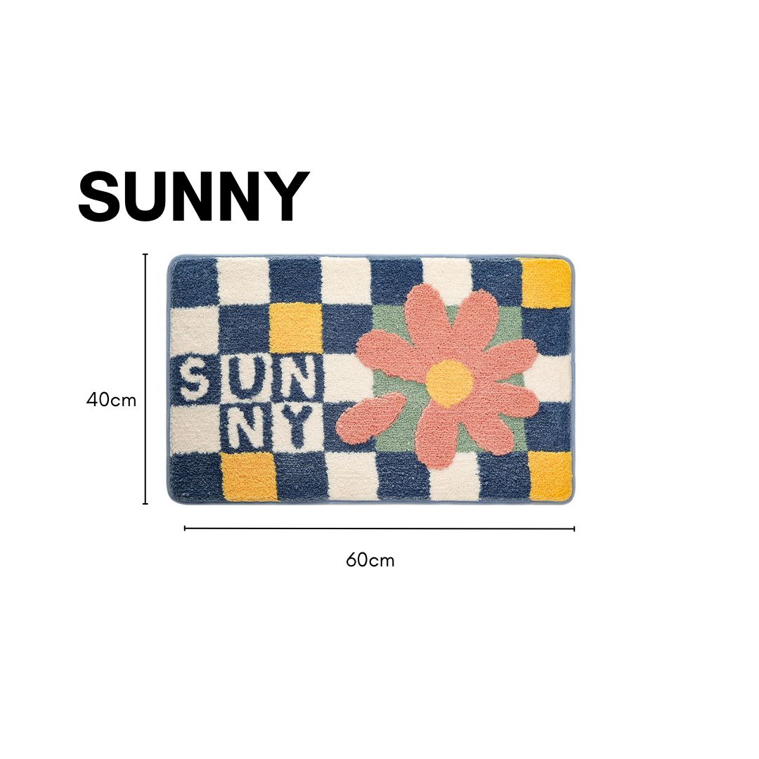 Sunny Bath Mat-Speckled Space
