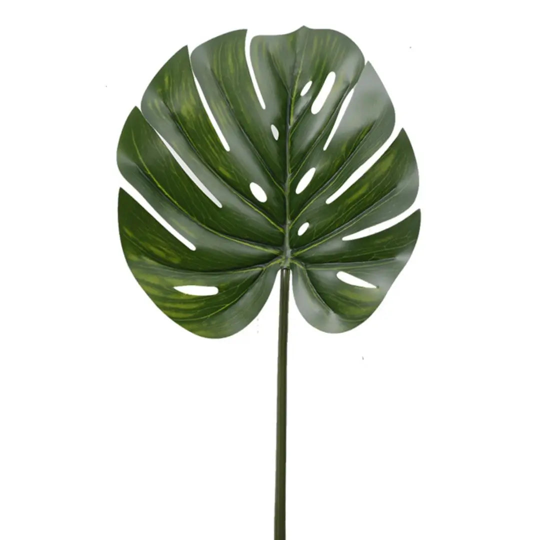 Artificial Monstera Leaf-Speckled Space