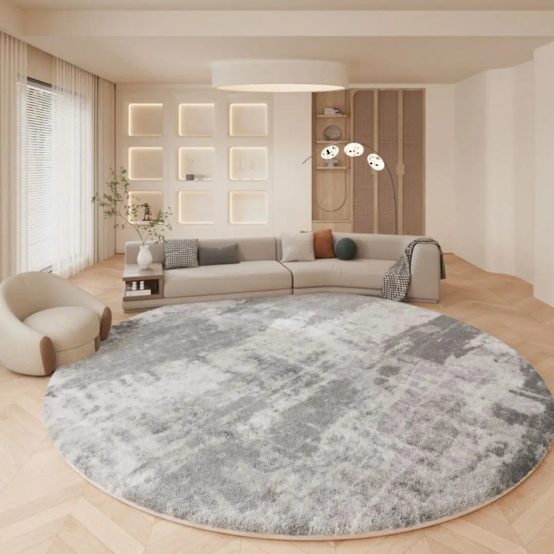 Bembo Round Water Resistant Carpet-Speckled Space