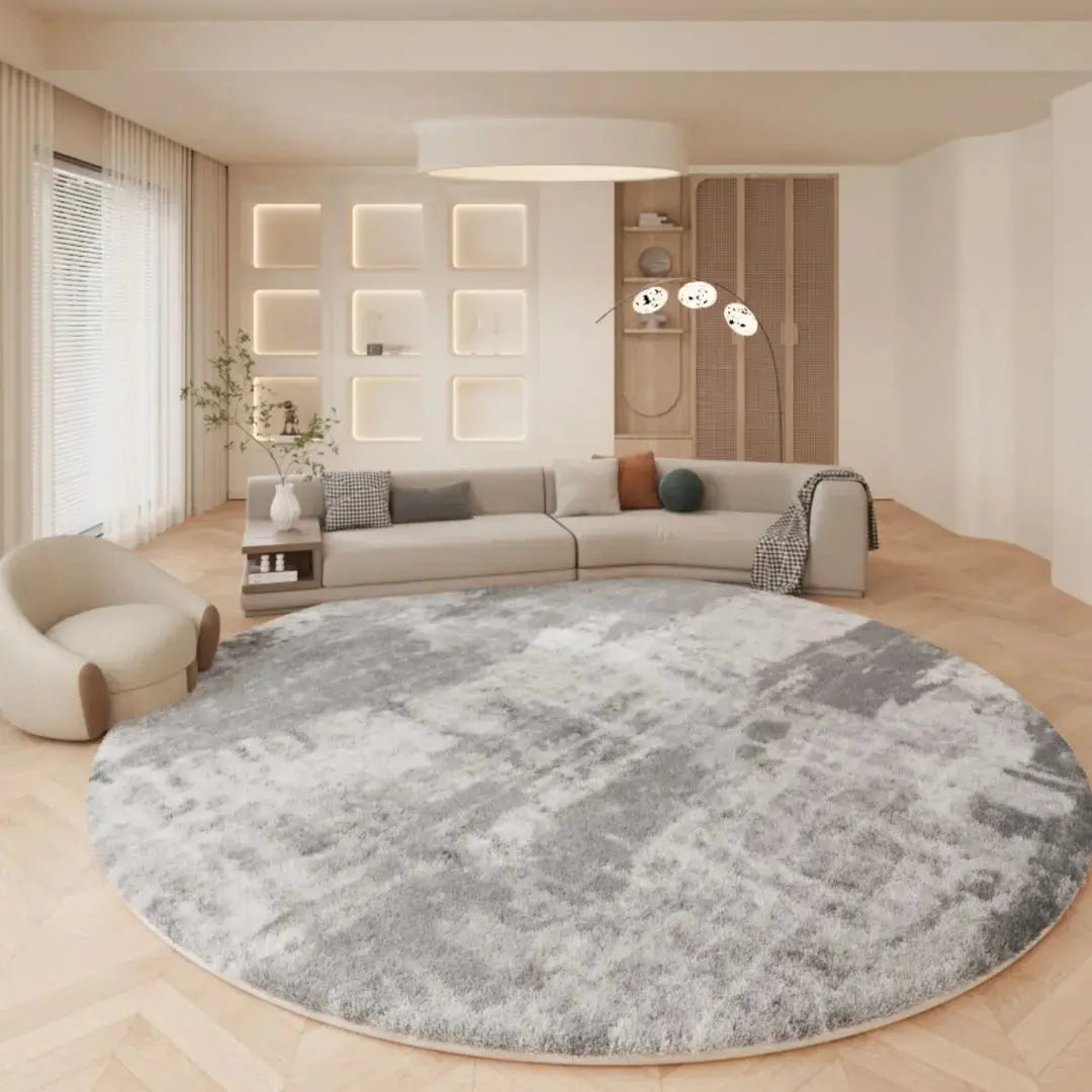 Bembo Round Water Resistant Carpet-Speckled Space