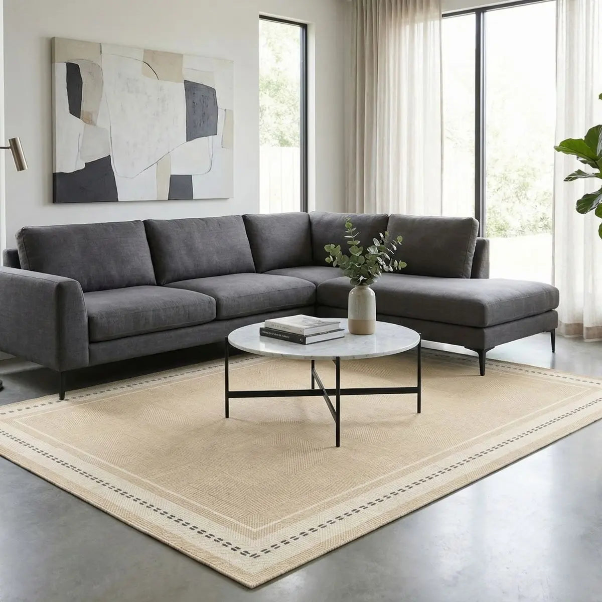 Mila Water Resistant Rug My Store