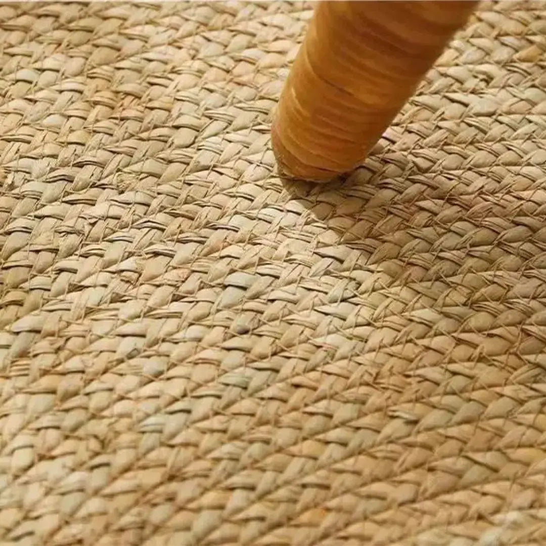 Cherin Hand Made Seagrass Rug-Speckled Space