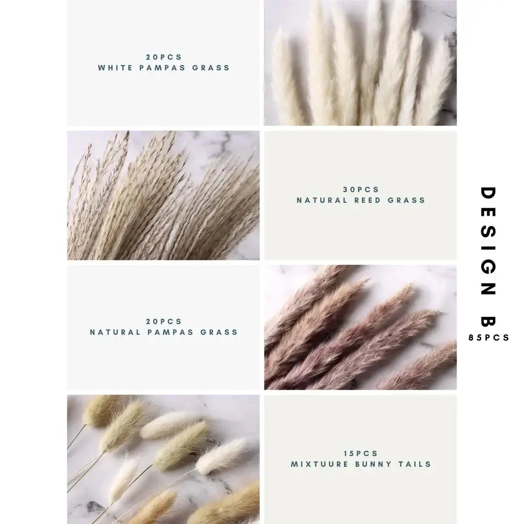 Natural Pampas Arrangement-Speckled Space