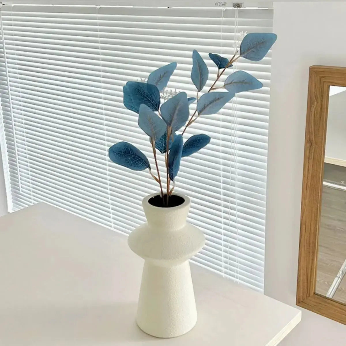 Faux Apple Leaf Foliage - Blue My Store