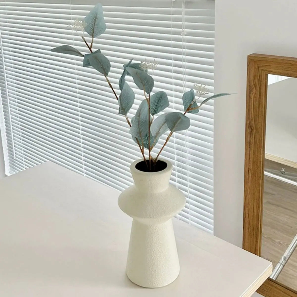 Faux Apple Leaf Foliage - Sky Blue My Store