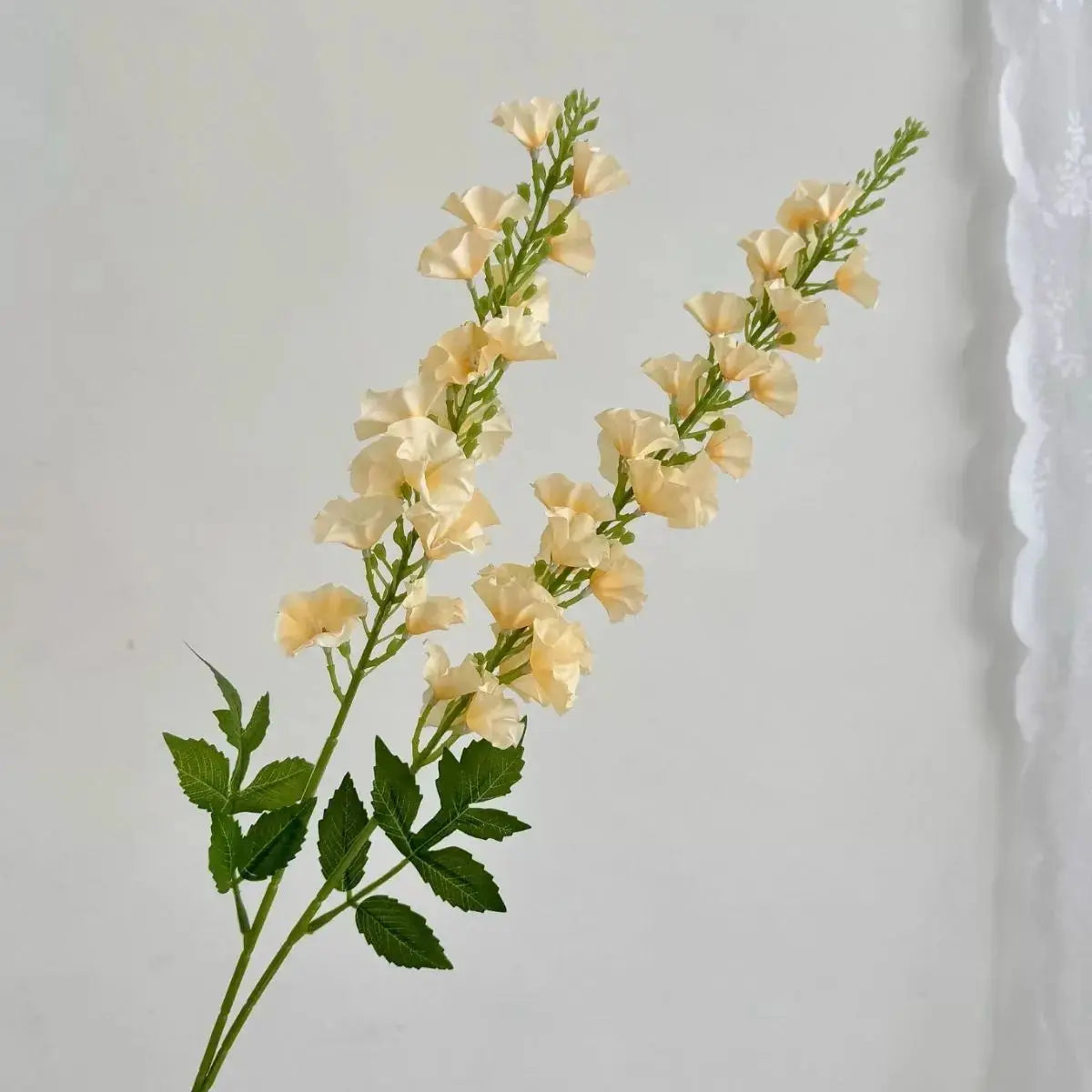 Faux Delphinium Flower - Yellow My Store