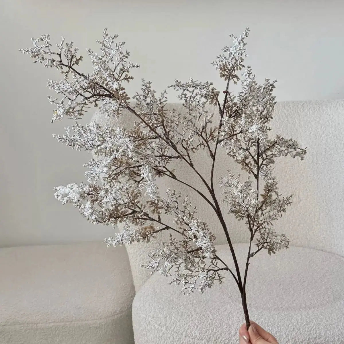 Faux Gypsophila Branch - White My Store