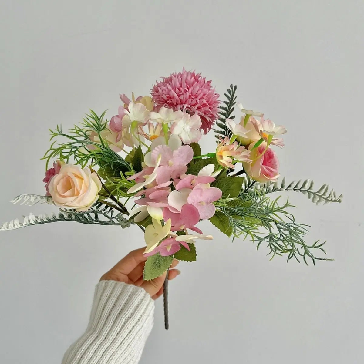 Faux Small Floral Arrangement - Rose Pink My Store