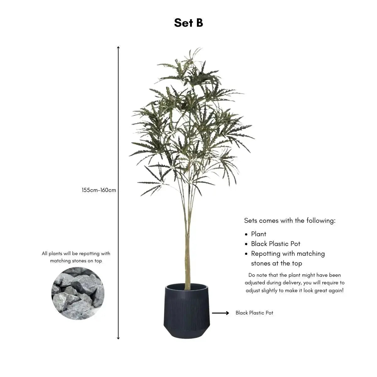 Faux False Aralia Plant My Store
