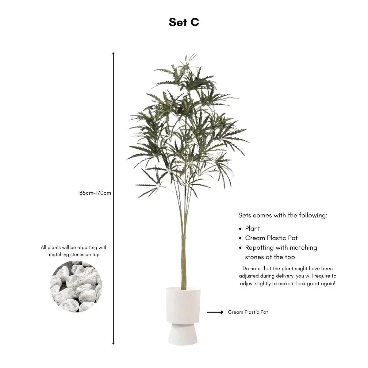 Faux False Aralia Plant My Store