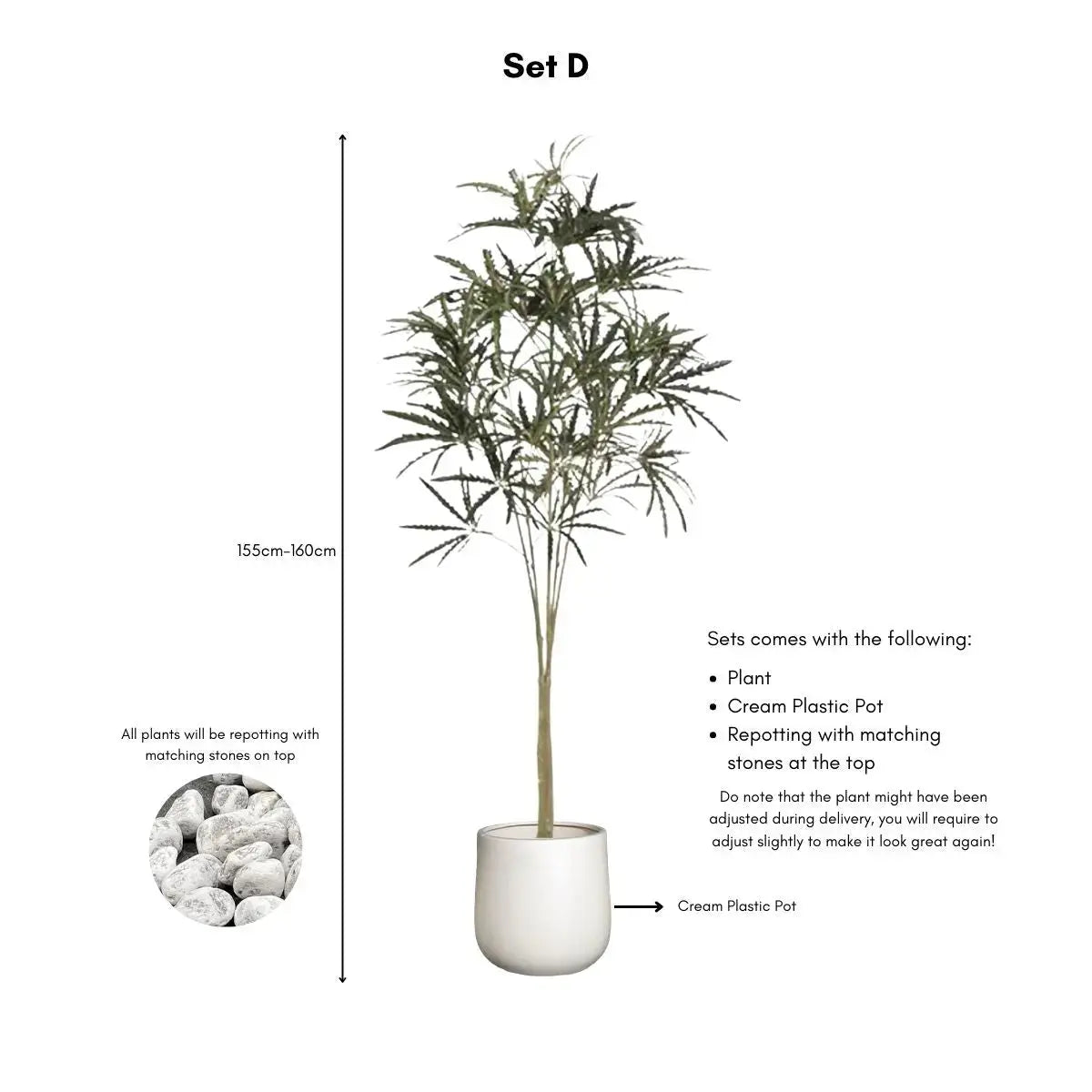 Faux False Aralia Plant My Store