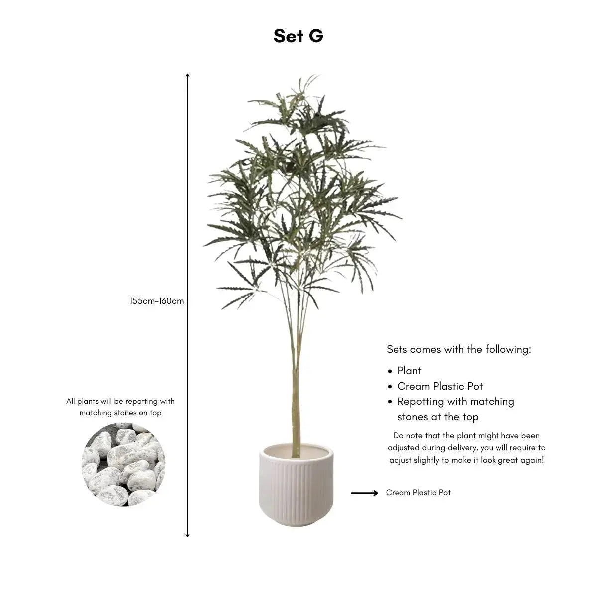 Faux False Aralia Plant My Store