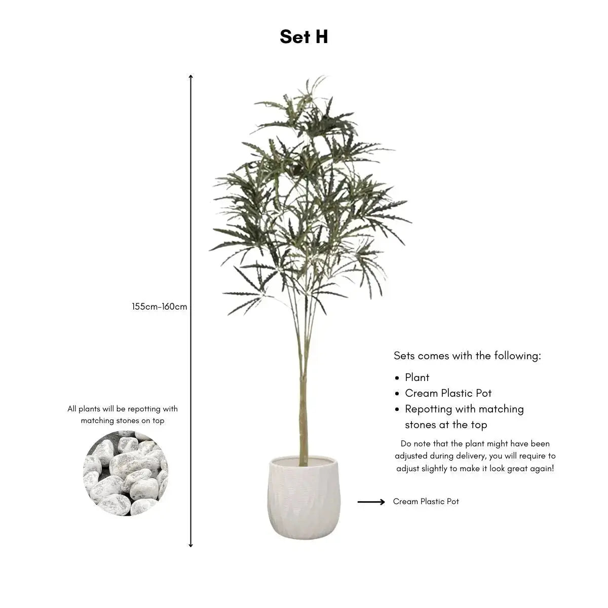 Faux False Aralia Plant My Store