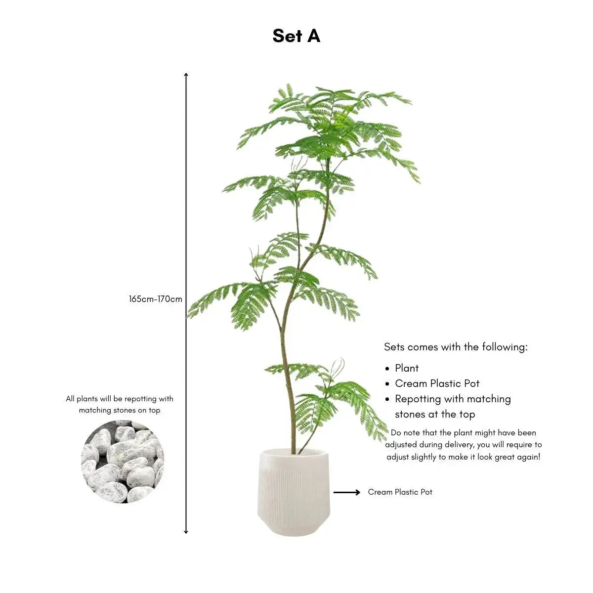 Faux Mimosifolia Tree My Store