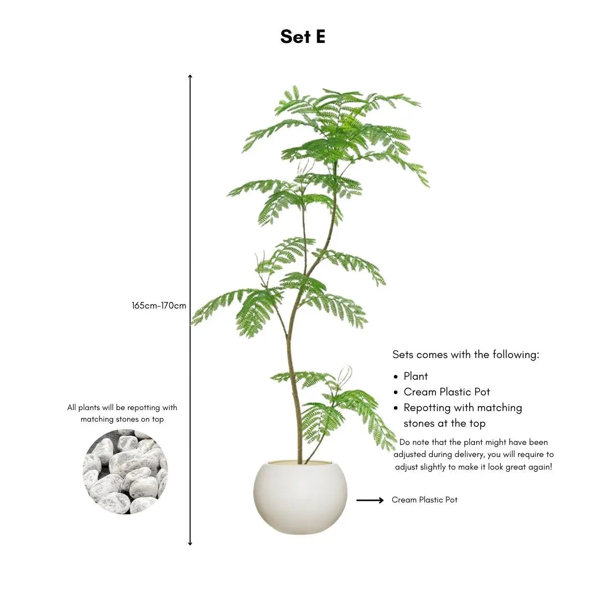 Faux Mimosifolia Tree My Store