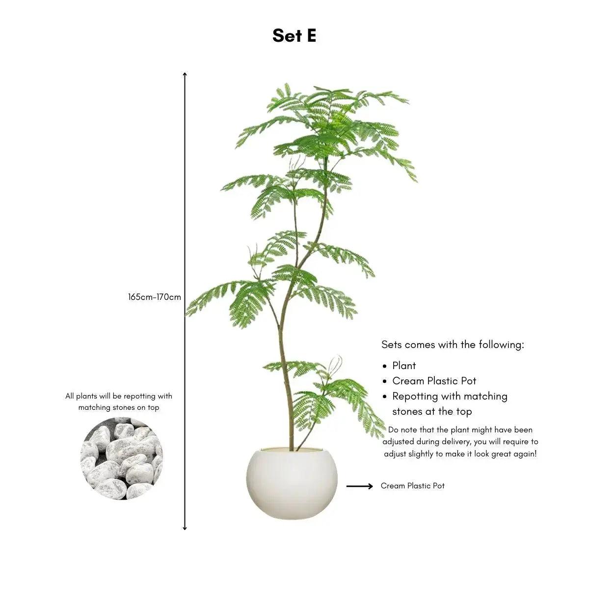 Faux Mimosifolia Tree My Store