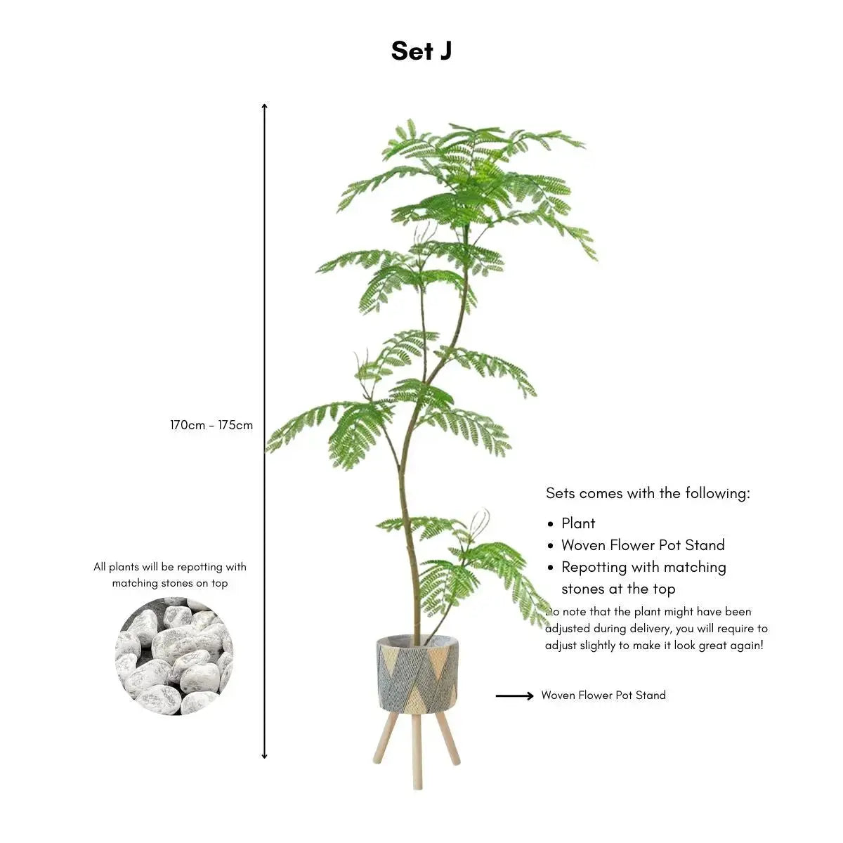Faux Mimosifolia Tree My Store