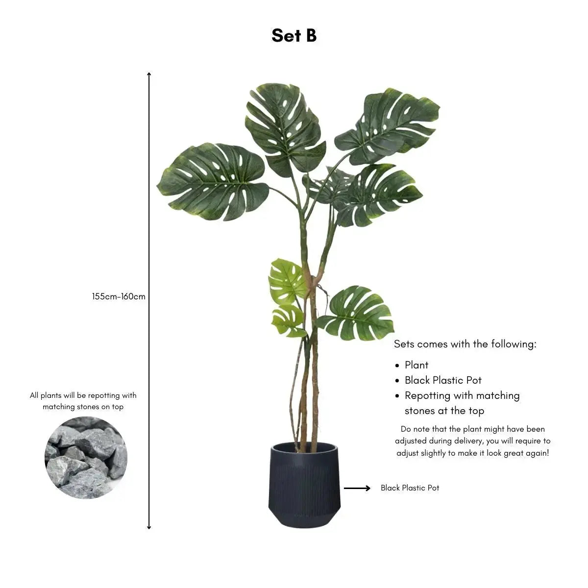 Faux Monstera Plant My Store