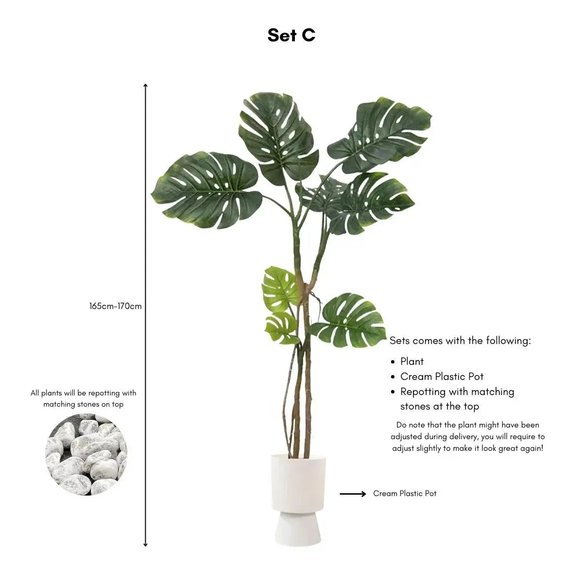 Faux Monstera Plant My Store