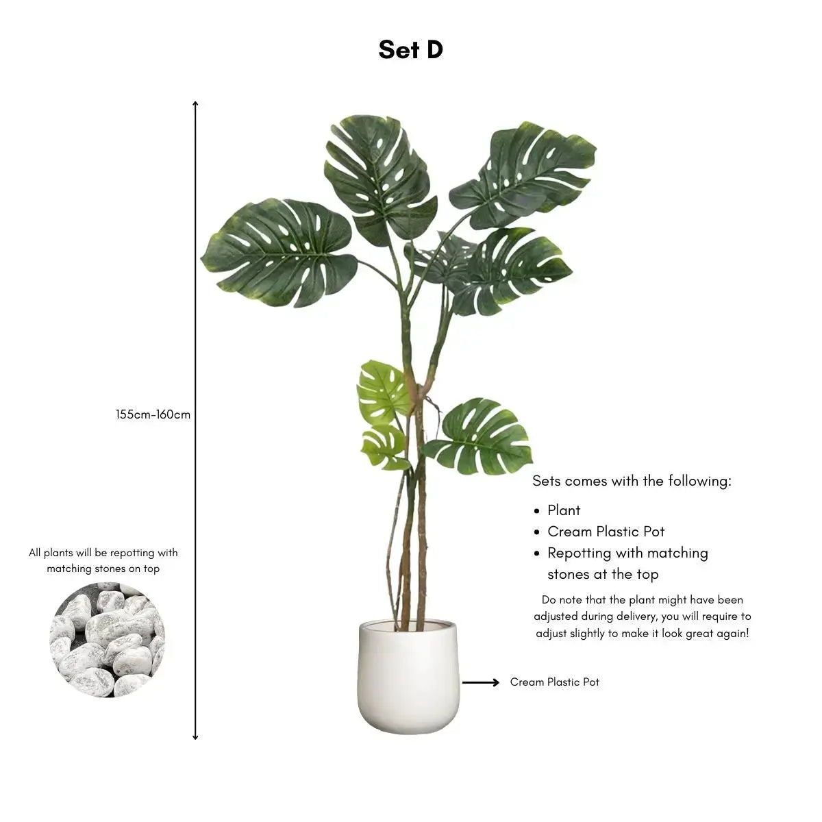 Faux Monstera Plant My Store