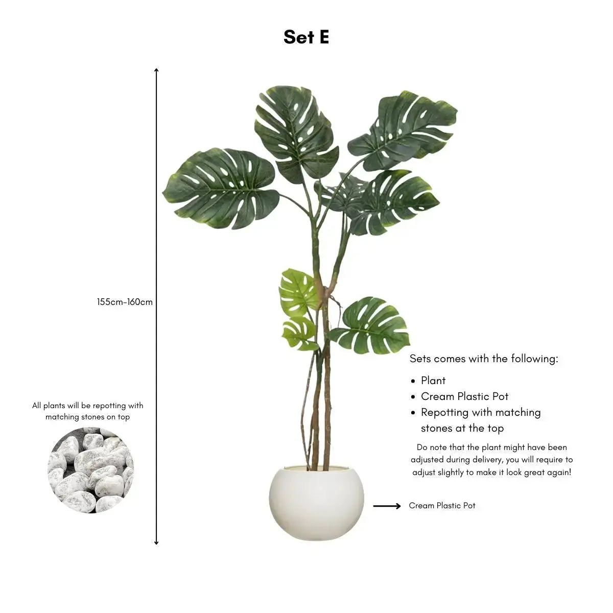 Faux Monstera Plant My Store