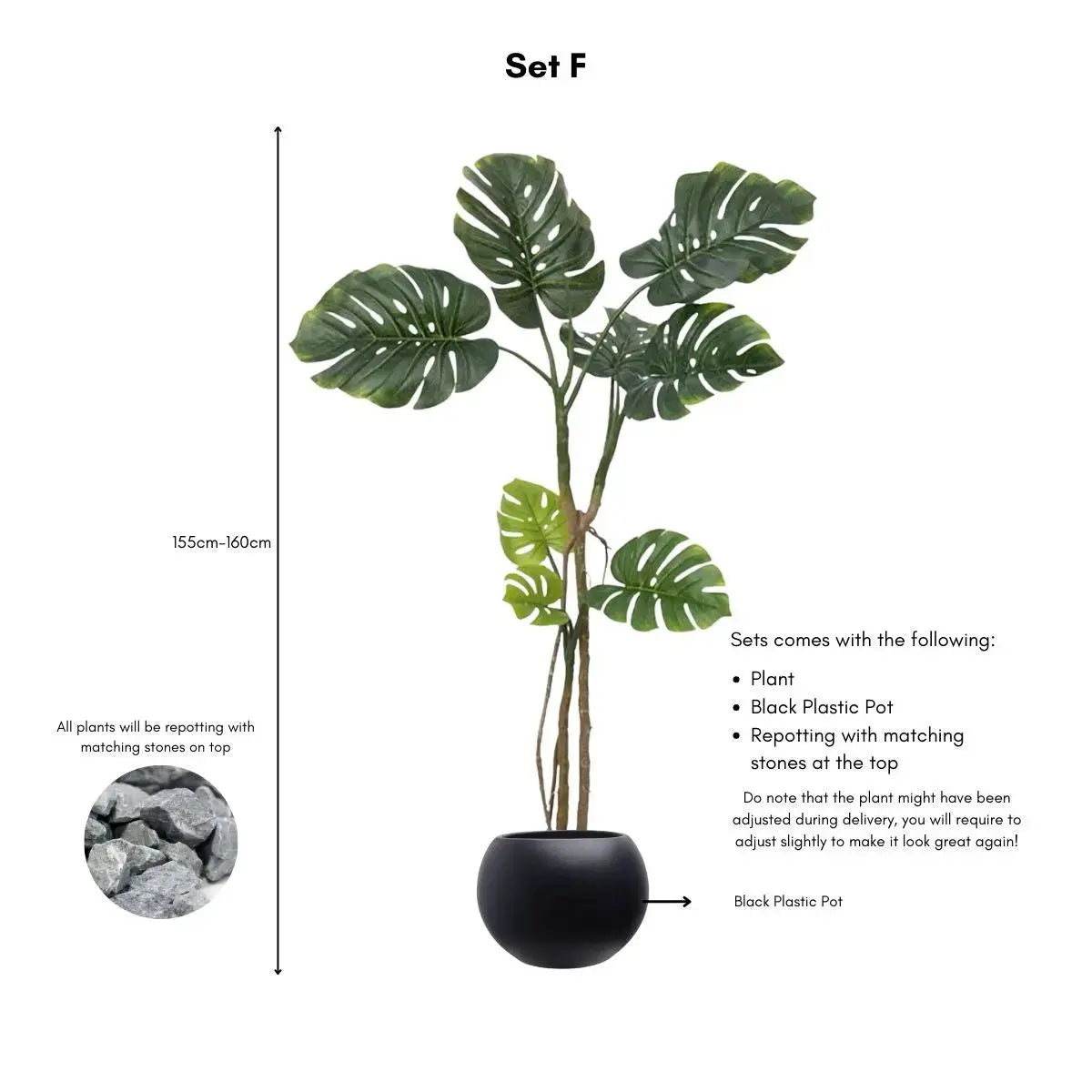 Faux Monstera Plant My Store