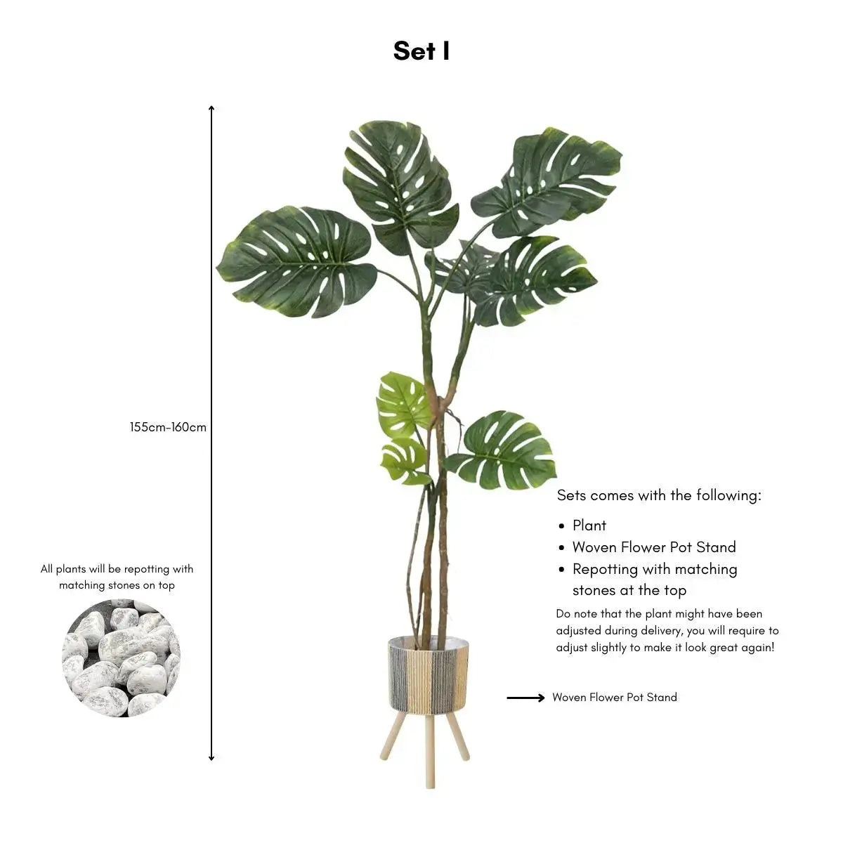 Faux Monstera Plant My Store