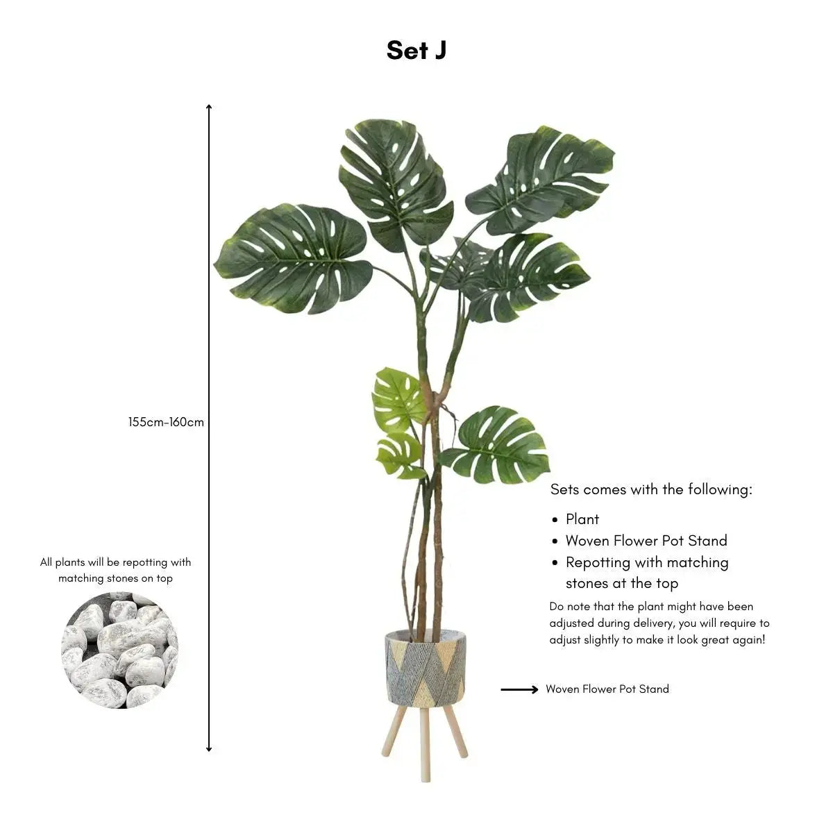 Faux Monstera Plant My Store