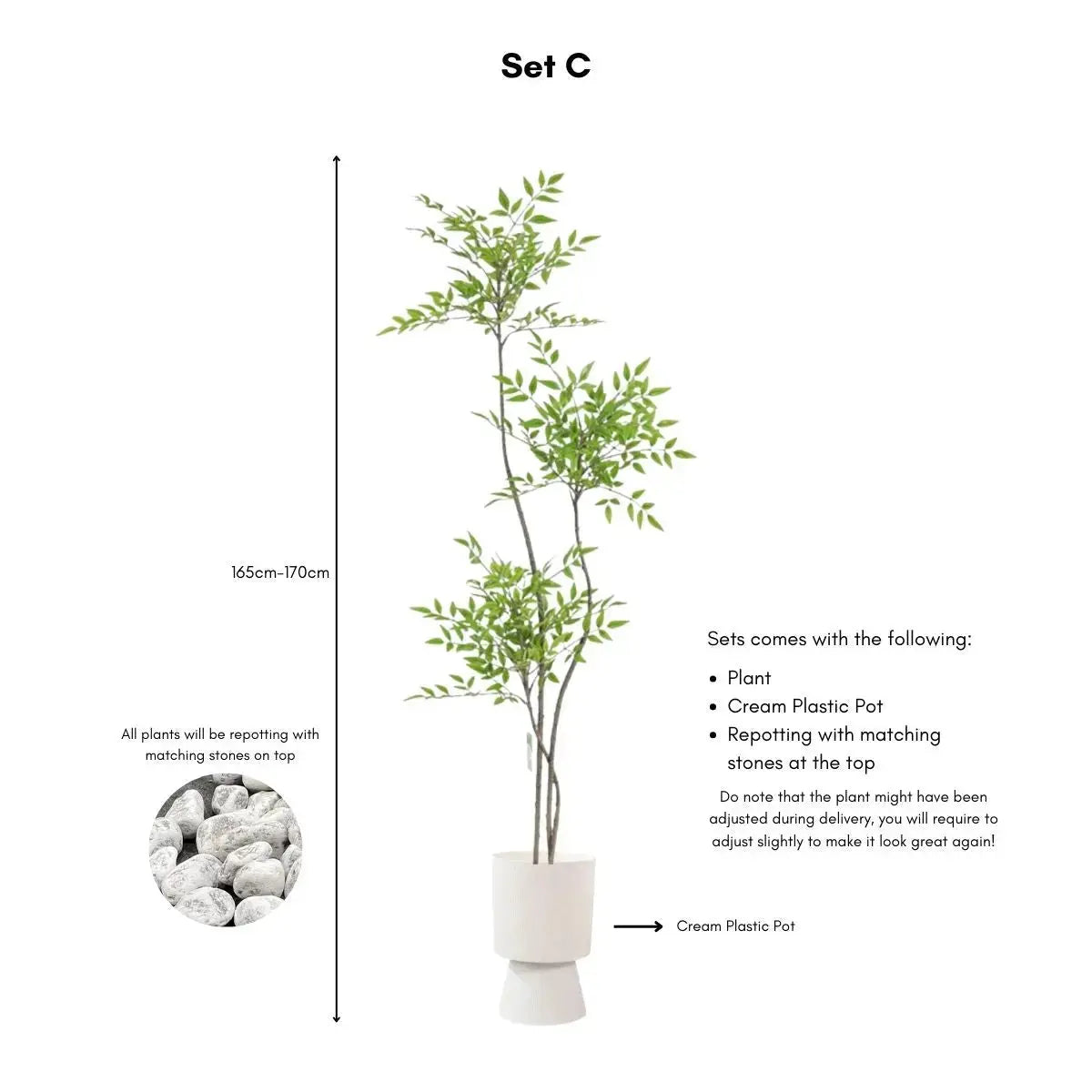 Faux Sky Bamboo Plant My Store