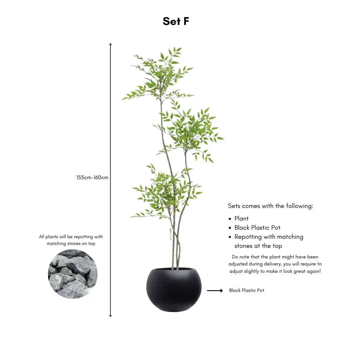 Faux Sky Bamboo Plant My Store